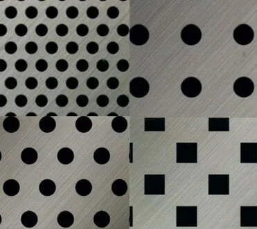Perforated steel sheets - Black, Galvanized, Inox, Aluminium