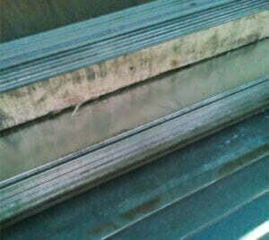 Galvanised sheet metal
